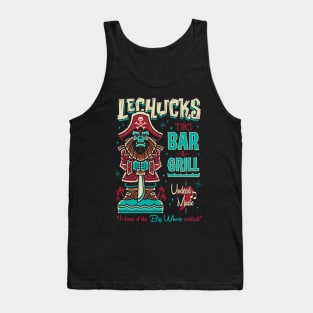 Lechucks Tiki Bar - Monkey Island - Retro Video Game Ghost Pirate Tank Top